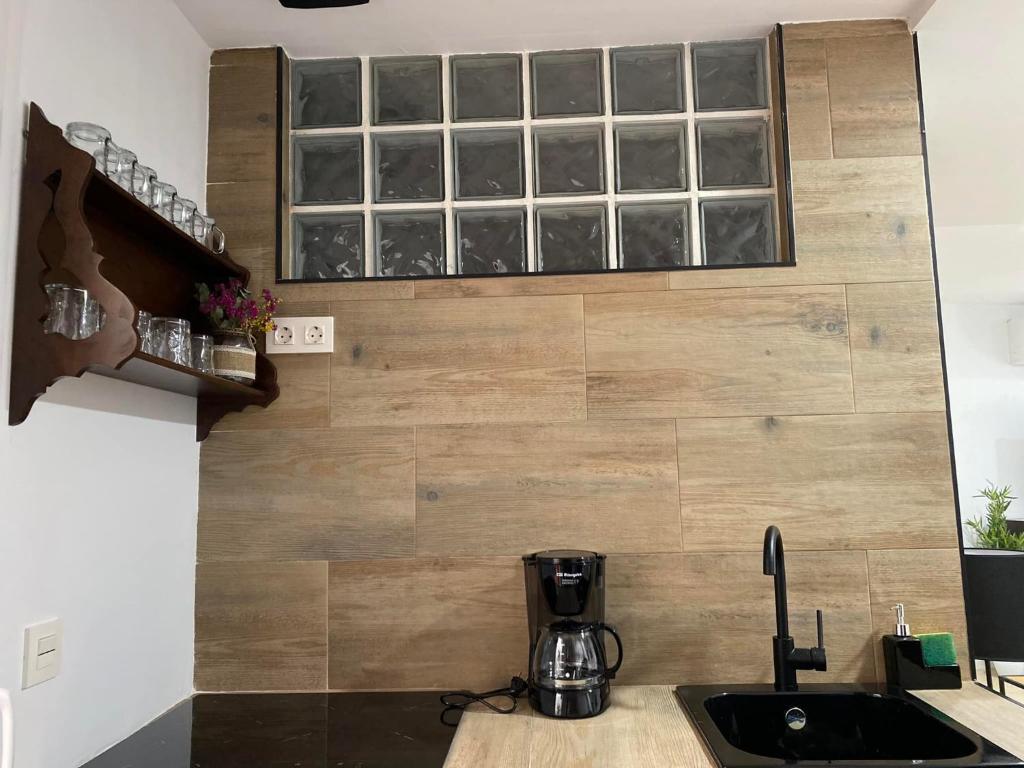 Kuchyň nebo kuchyňský kout v ubytování Apartamento El Ángel 1