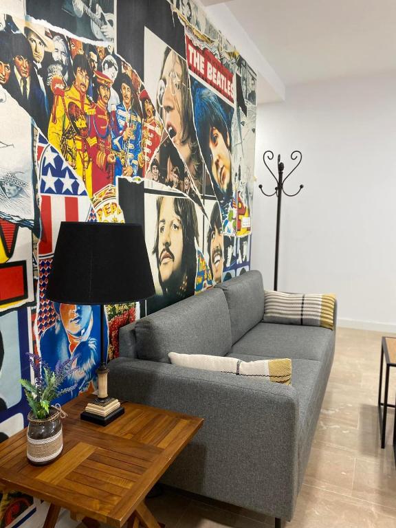 Posezení v ubytování Apartamento El Ángel 1