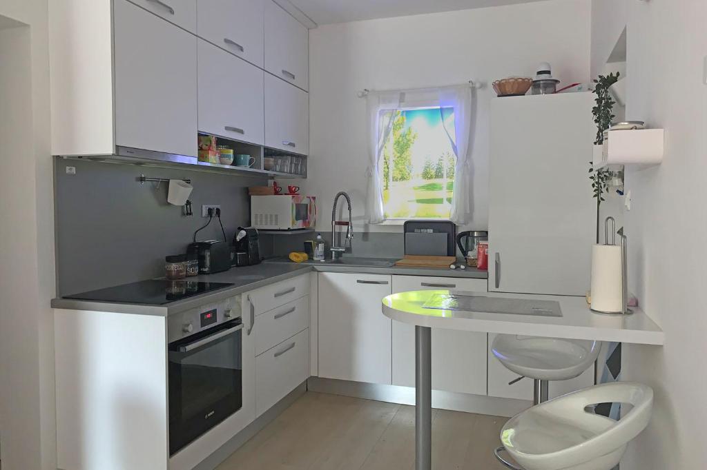 Kuchyňa alebo kuchynka v ubytovaní Apartment Maksimir Yard Zagreb