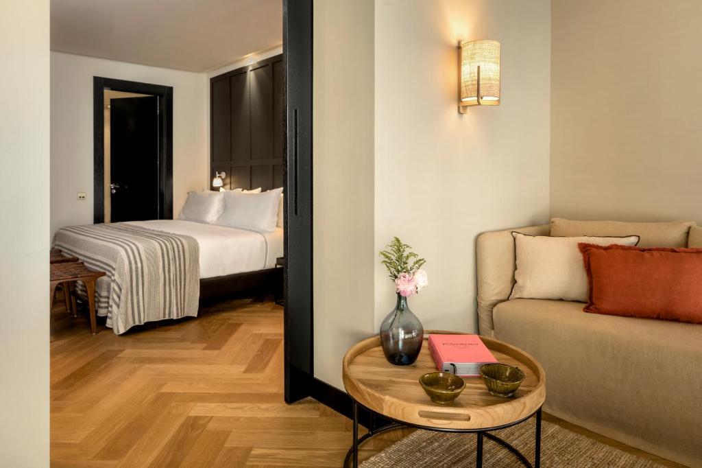 Postel nebo postele na pokoji v ubytování Hotel Casa Sagnier