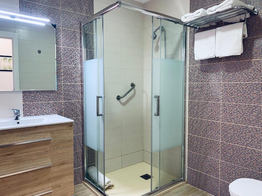 Koupelna v ubytování Apartamento La Solanita, Artenara