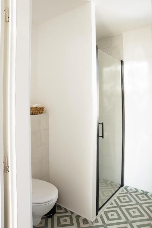 Koupelna v ubytování Apartmány Winkler