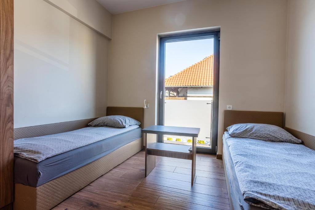 Postel nebo postele na pokoji v ubytování NoclegiJarocin Bed & Breakfast