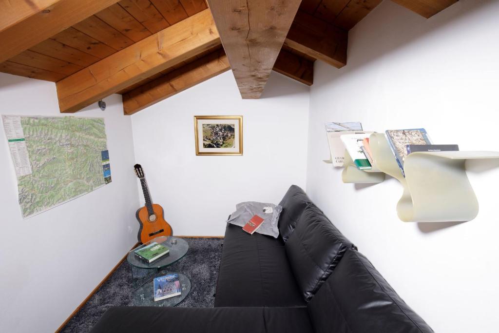 Posezení v ubytování B&B AI PELLEGRINI