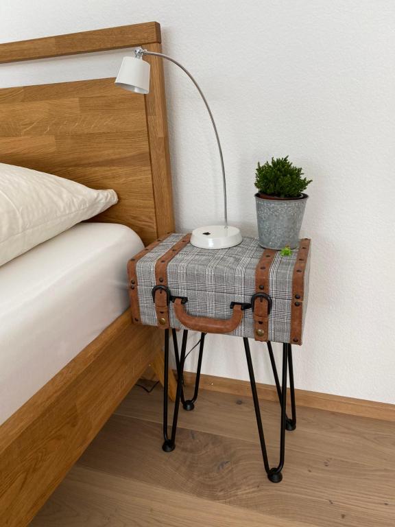 Postel nebo postele na pokoji v ubytování Lakelodge Romanshorn