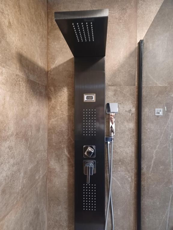 a shower in a bathroom with a shower at Apartamento Luxury Triana-Los Remedios in Seville