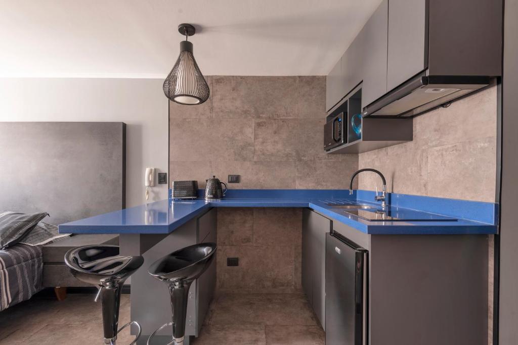 Kuchyň nebo kuchyňský kout v ubytování Design Tech Comfort & Location