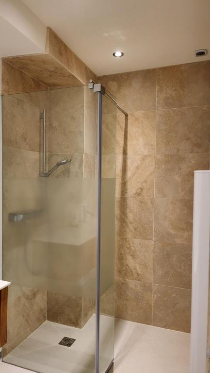 Koupelna v ubytování Ideal BnB