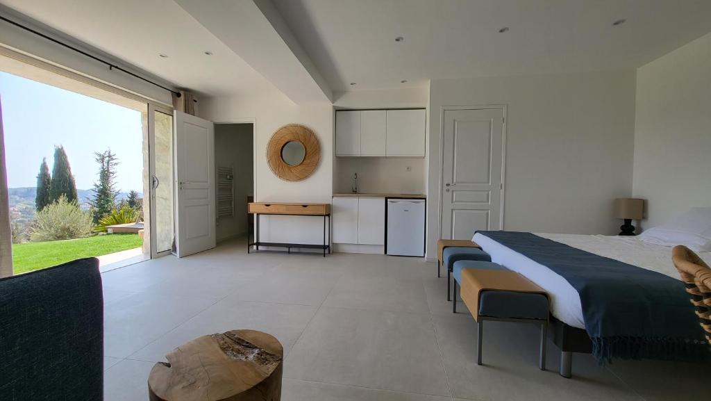 Kuchyň nebo kuchyňský kout v ubytování Ideal BnB