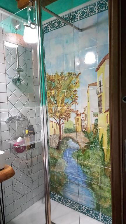 Koupelna v ubytování Jardines del Acebron