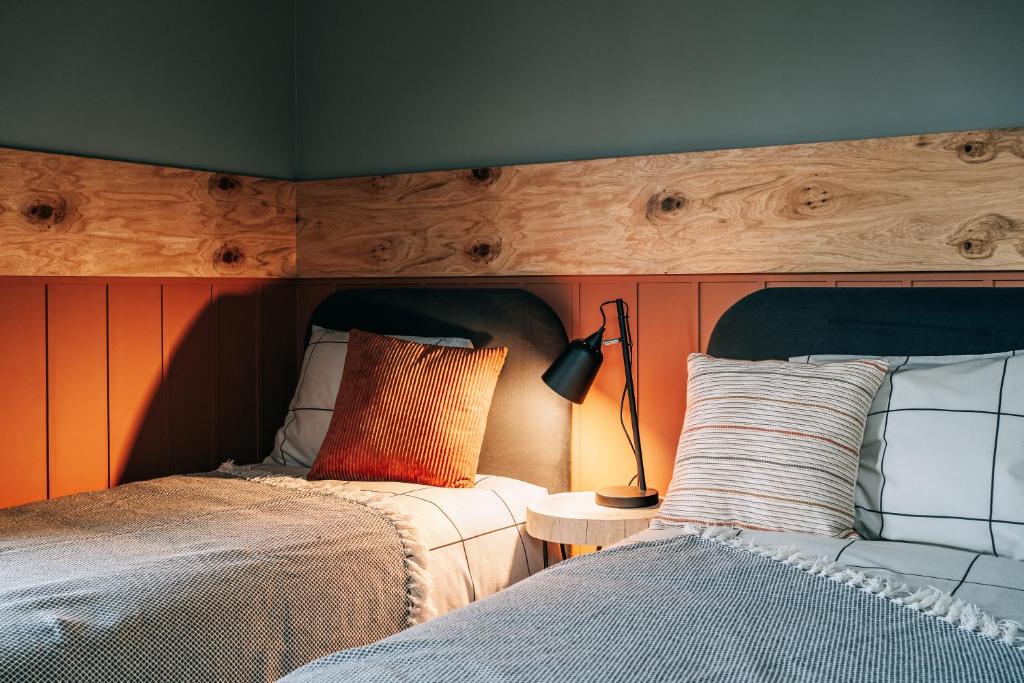 Posteľ alebo postele v izbe v ubytovaní Apartament Riders Lodge Bielsko-Biała Jeżynowa