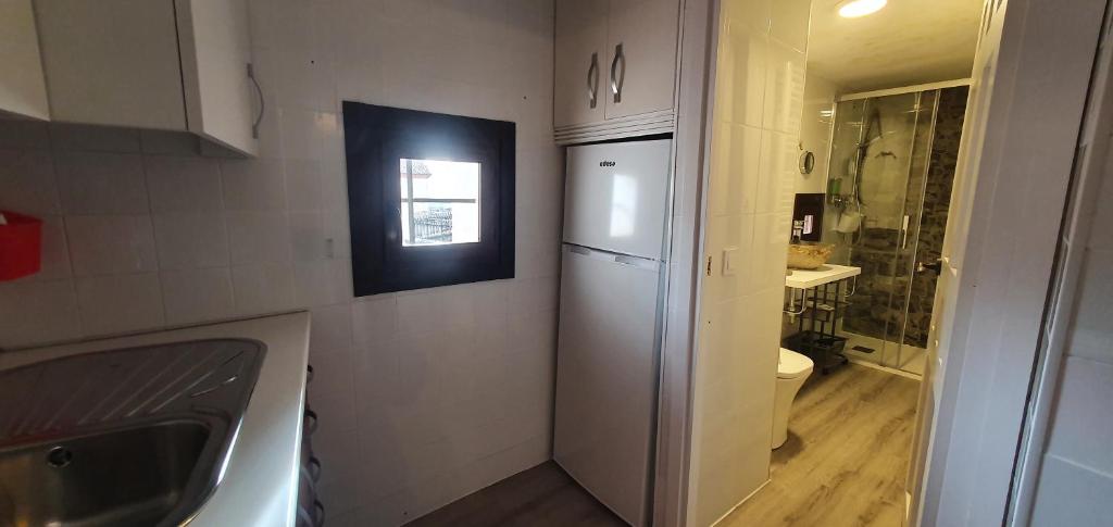 Kúpeľňa v ubytovaní La Cueva de Casa Botes
