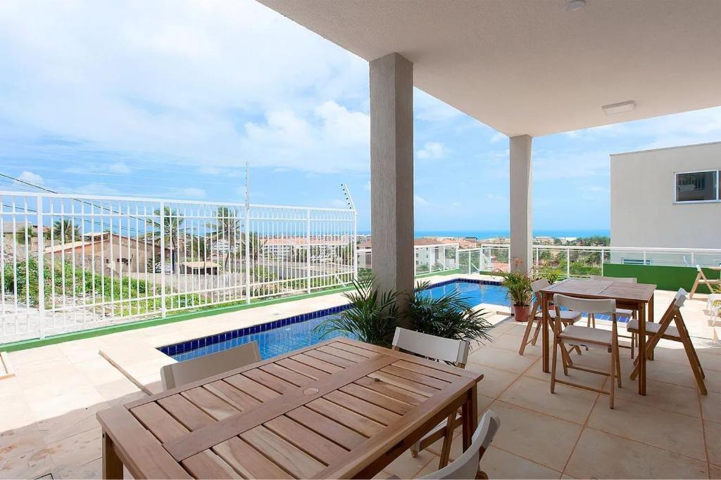 Balkón nebo terasa v ubytování Beach Townhouses #C2 - Apartamento por Carpediem
