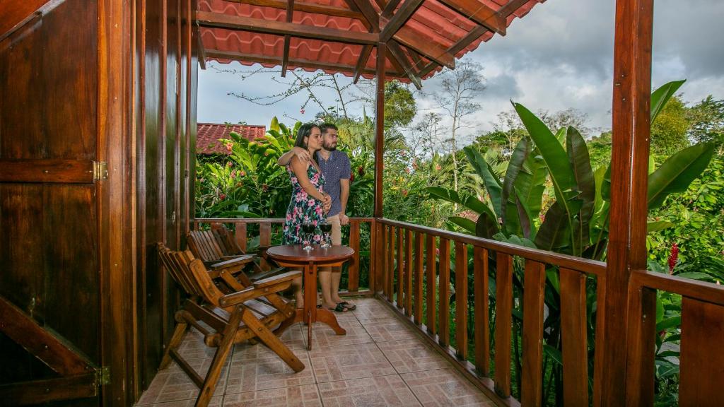 Balkón nebo terasa v ubytování Hotel Rancho Cerro Azul