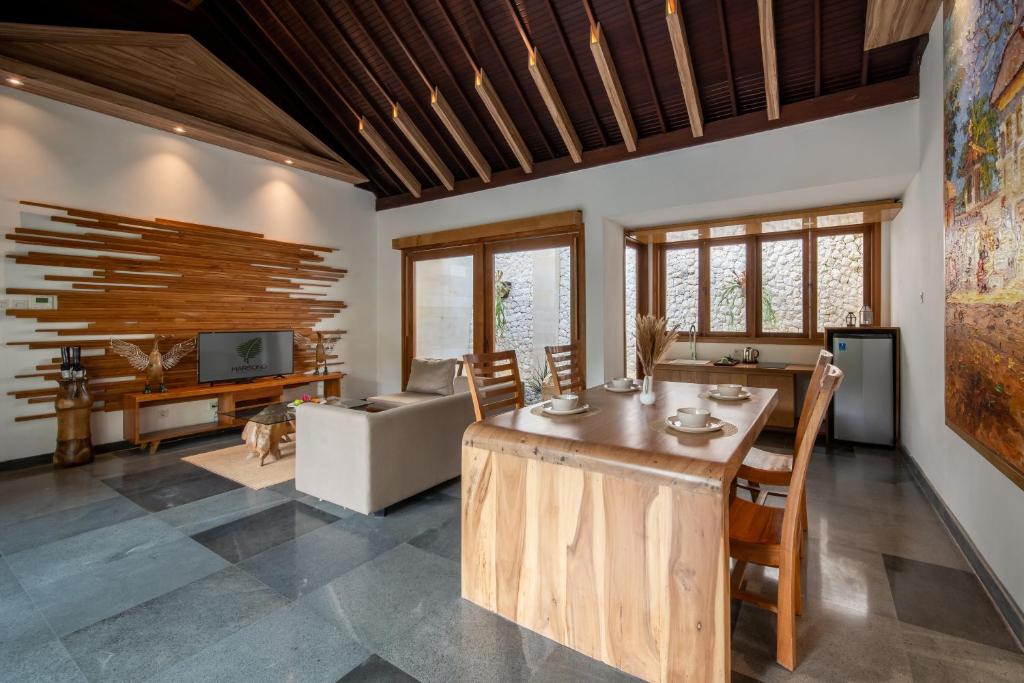 Kuchyň nebo kuchyňský kout v ubytování Harsono Boutique Resort Bali