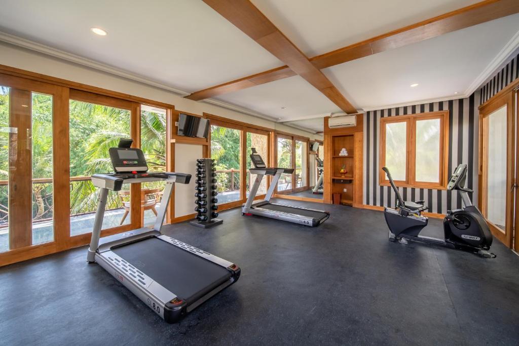 Fitness centrum a/nebo fitness zařízení v ubytování Harsono Boutique Resort Bali
