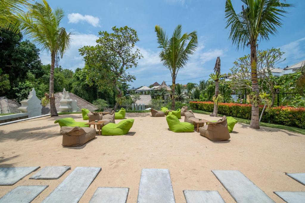 Zahrada ubytování Harsono Boutique Resort Bali