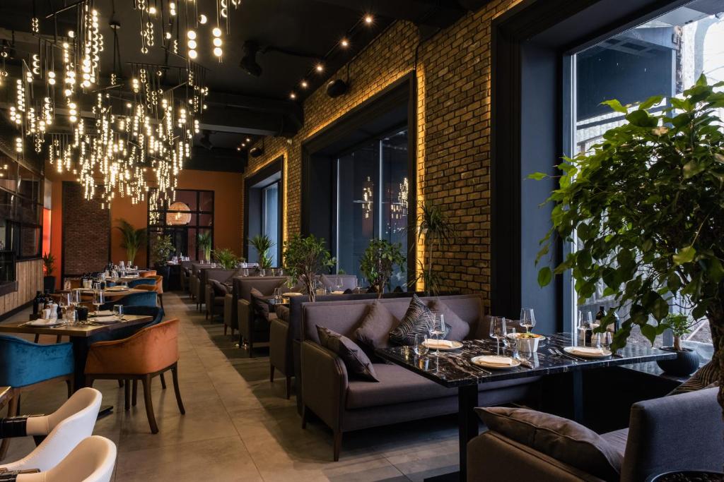 Posezení v ubytování Kazakhstan Hotel
