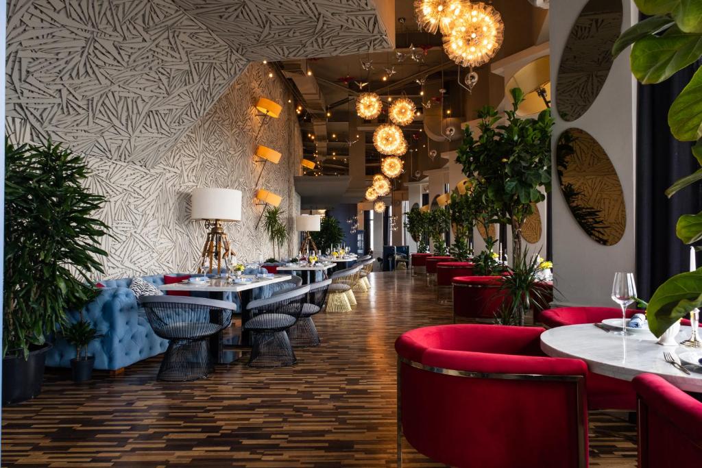 Posezení v ubytování Kazakhstan Hotel