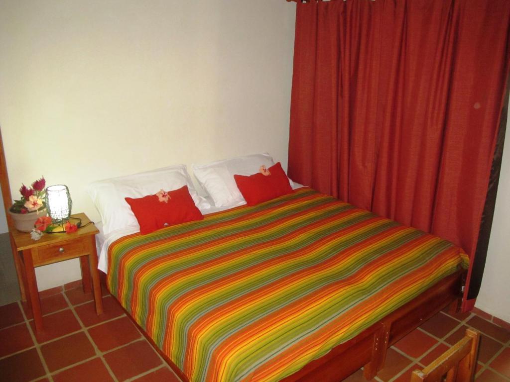 Postel nebo postele na pokoji v ubytování Hotel Iguanito