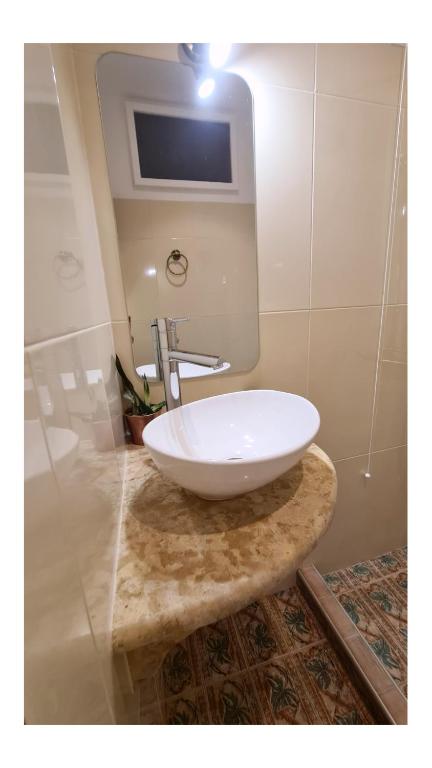 Koupelna v ubytování Corali rooms pelion