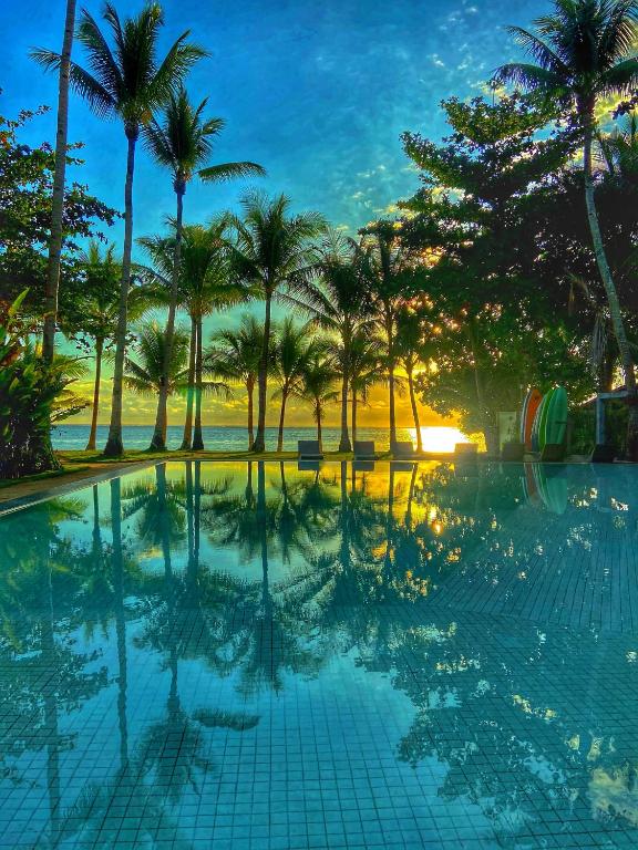 Bazén v ubytování Siargao Island Villas nebo v jeho okolí
