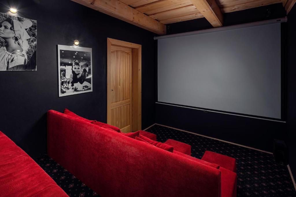 Posezení v ubytování Hotel Křížový vrch