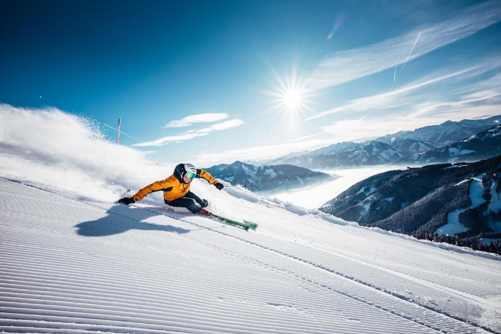 Skiing at the holiday home or nearby
