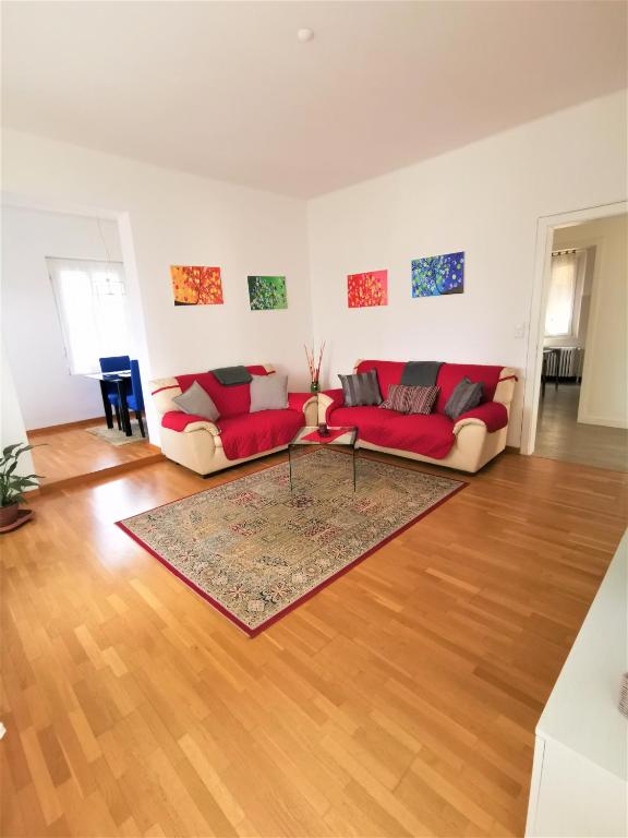 Posezení v ubytování Casa le palme -Montagnola