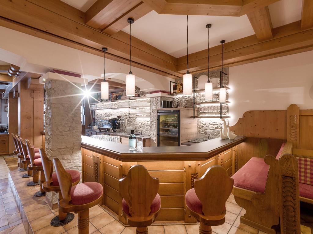 Kuchnia lub aneks kuchenny w obiekcie Hotel Gänsleit