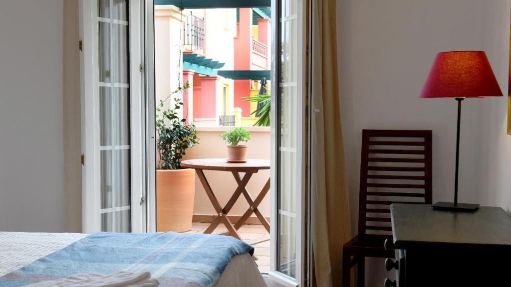 Posteľ alebo postele v izbe v ubytovaní Apartamento Ayamonte Isla Canela Golf