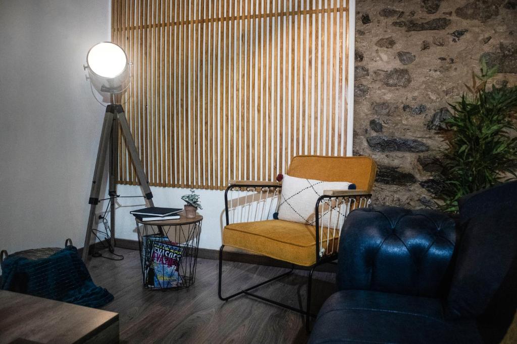 Posezení v ubytování Salgueiral Guest House Douro