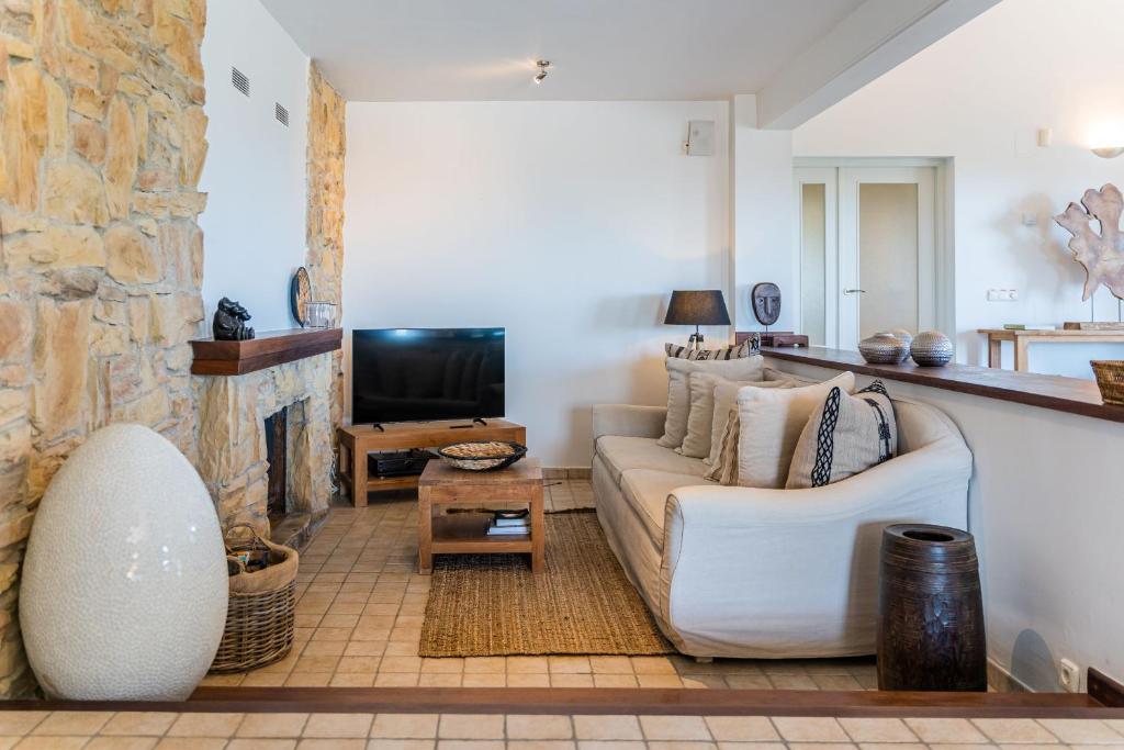 Posezení v ubytování Luxury Villa with panoramic views over Moraira
