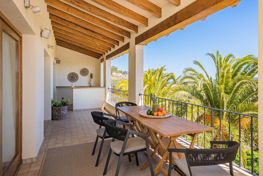Balkón nebo terasa v ubytování Luxury Villa with panoramic views over Moraira
