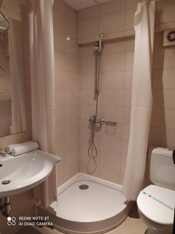 Koupelna v ubytování Spa Hotel Kleptuza