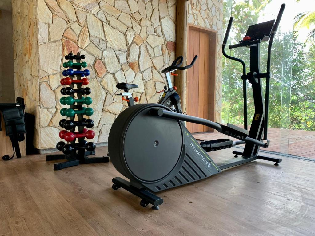 Fitness centrum a/nebo fitness zařízení v ubytování Resort Tororomba