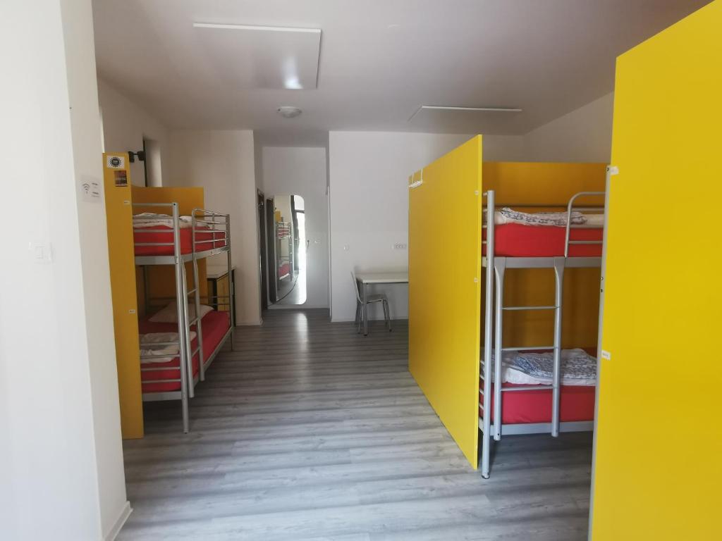 Postel nebo postele na pokoji v ubytování Most Hostel