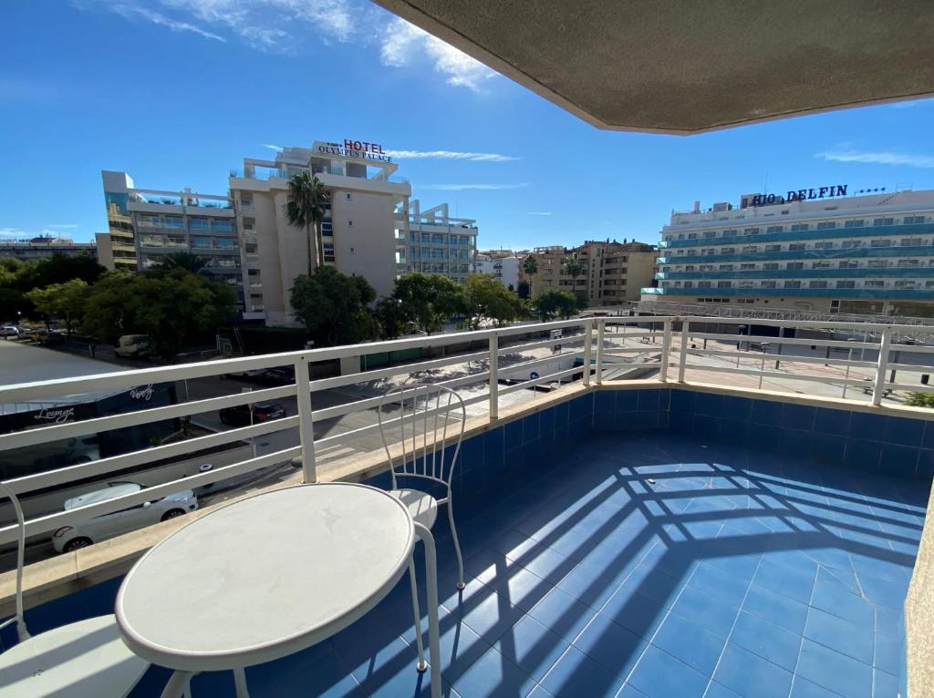 Balkón alebo terasa v ubytovaní Apartamentos CH