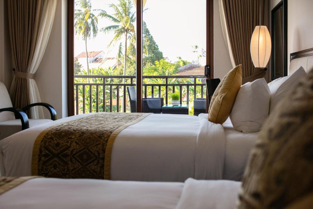 Phòng Premium Deluxe Giường Đôi/2 Giường Đơn Có Ban Công