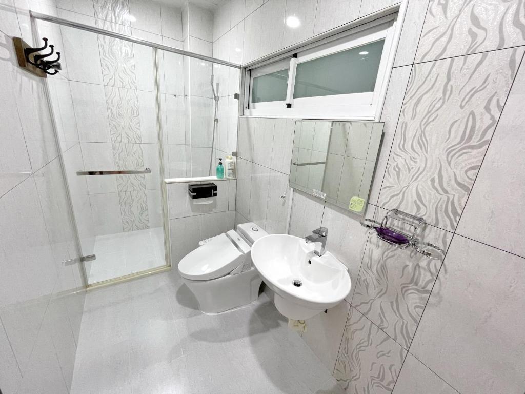 Koupelna v ubytování Yi-Shiou Home