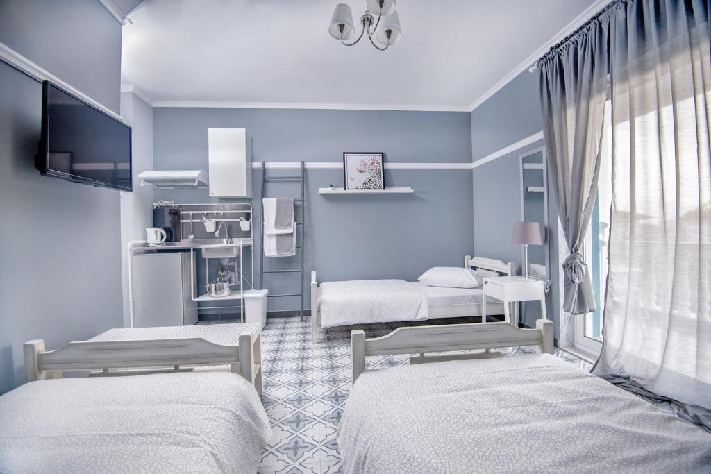 Postel nebo postele na pokoji v ubytování Retro luxury rooms