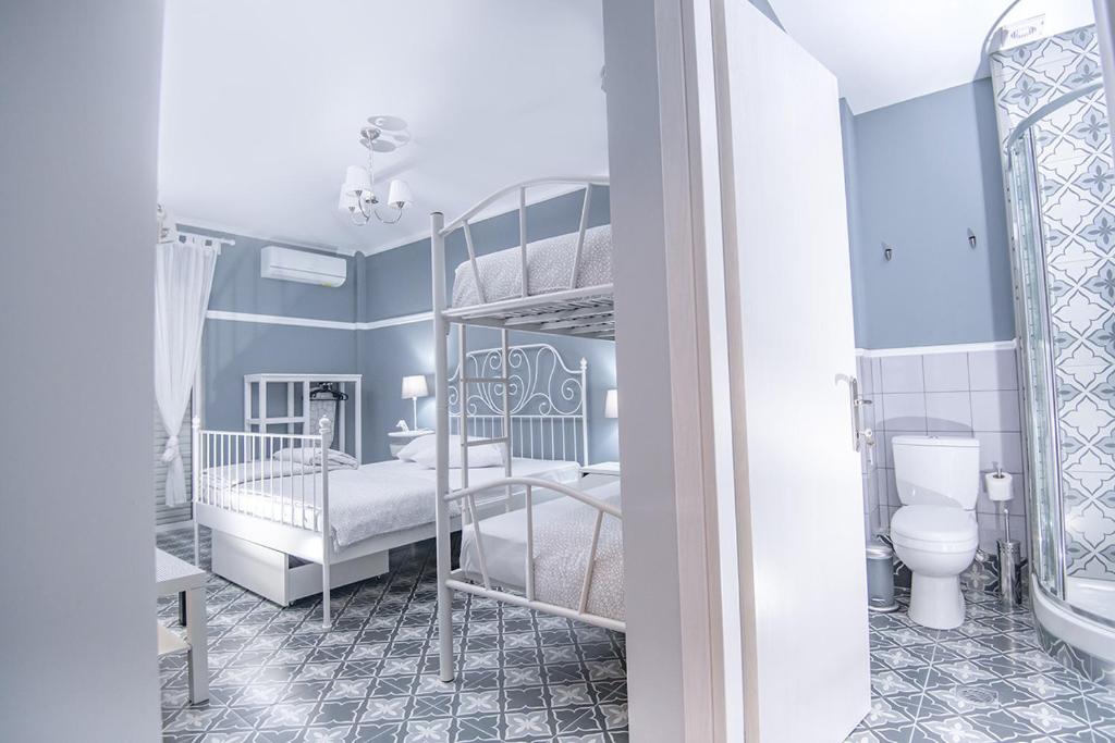 Postel nebo postele na pokoji v ubytování Retro luxury rooms