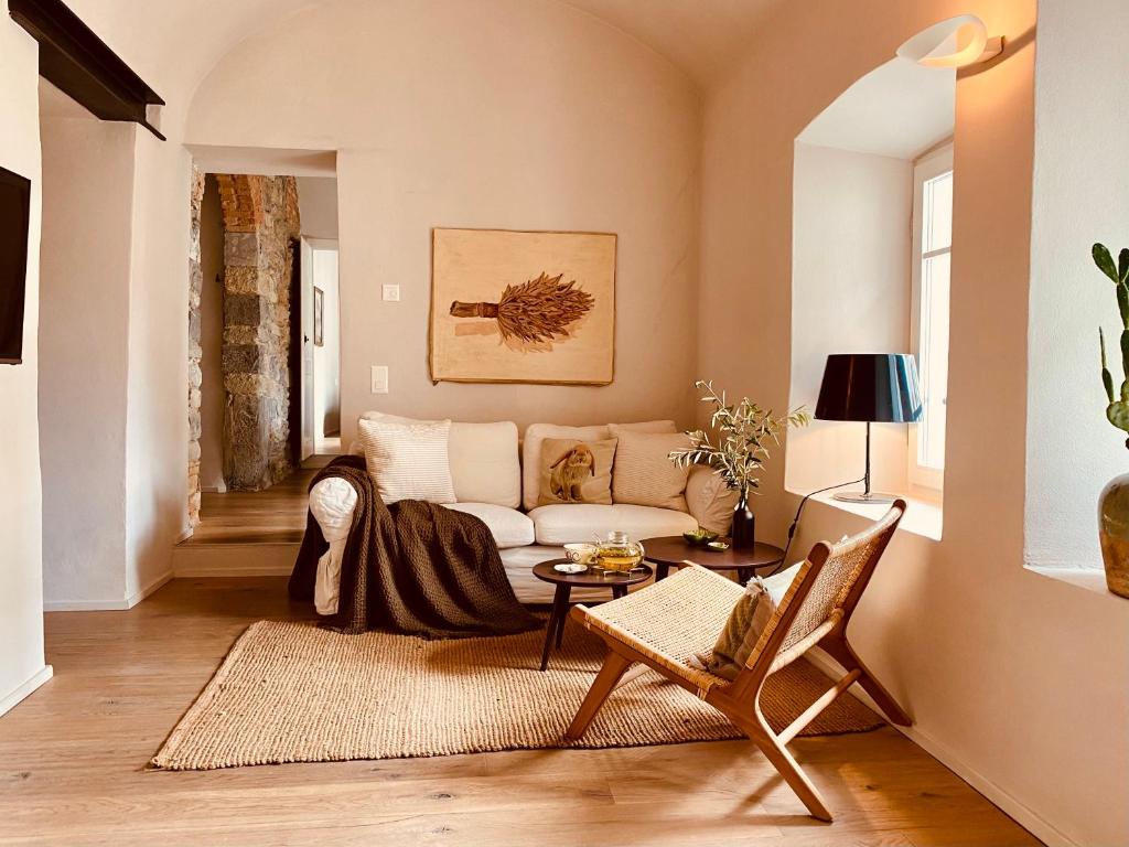 Posezení v ubytování Guesthouse Castagnola