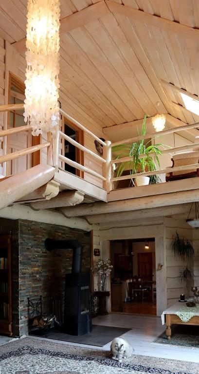 Balkón alebo terasa v ubytovaní Willa Siemianówka - Sauna, Jacuzzi