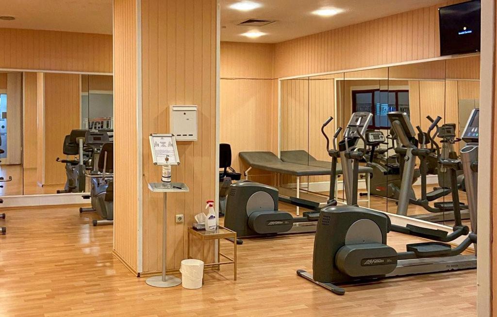 Fitness centrum a/nebo fitness zařízení v ubytování Top - Apartment mit Aussicht