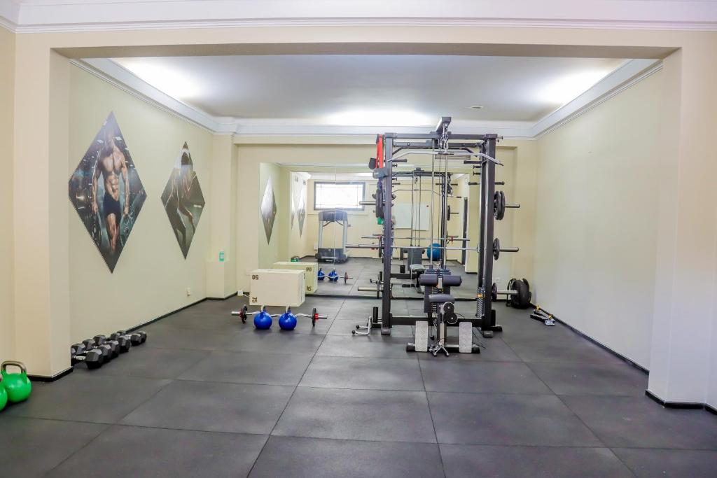 Fitness centrum a/nebo fitness zařízení v ubytování Hotel Lara