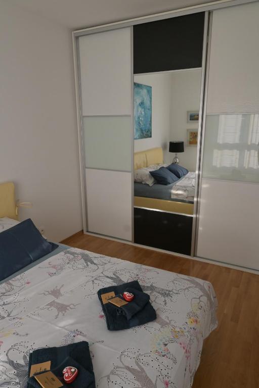 Posteľ alebo postele v izbe v ubytovaní Lola suite