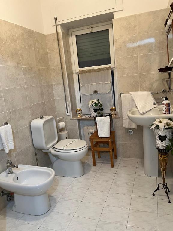 Koupelna v ubytování Eder Home A un passo dal Teatro Greco