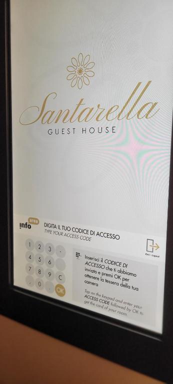 Certifikát, ocenenie alebo iný dokument vystavený v ubytovaní Santarella Guest House