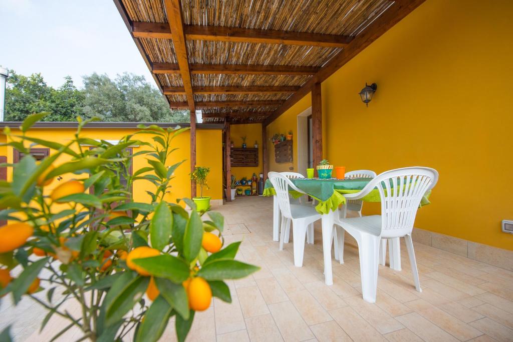 Balkon lub taras w obiekcie Casa delle Cicale